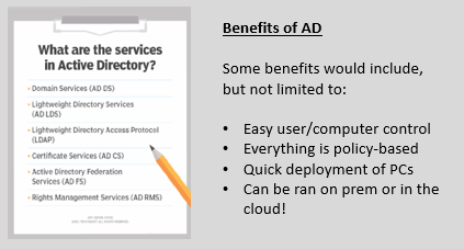 Benefits of AD Info